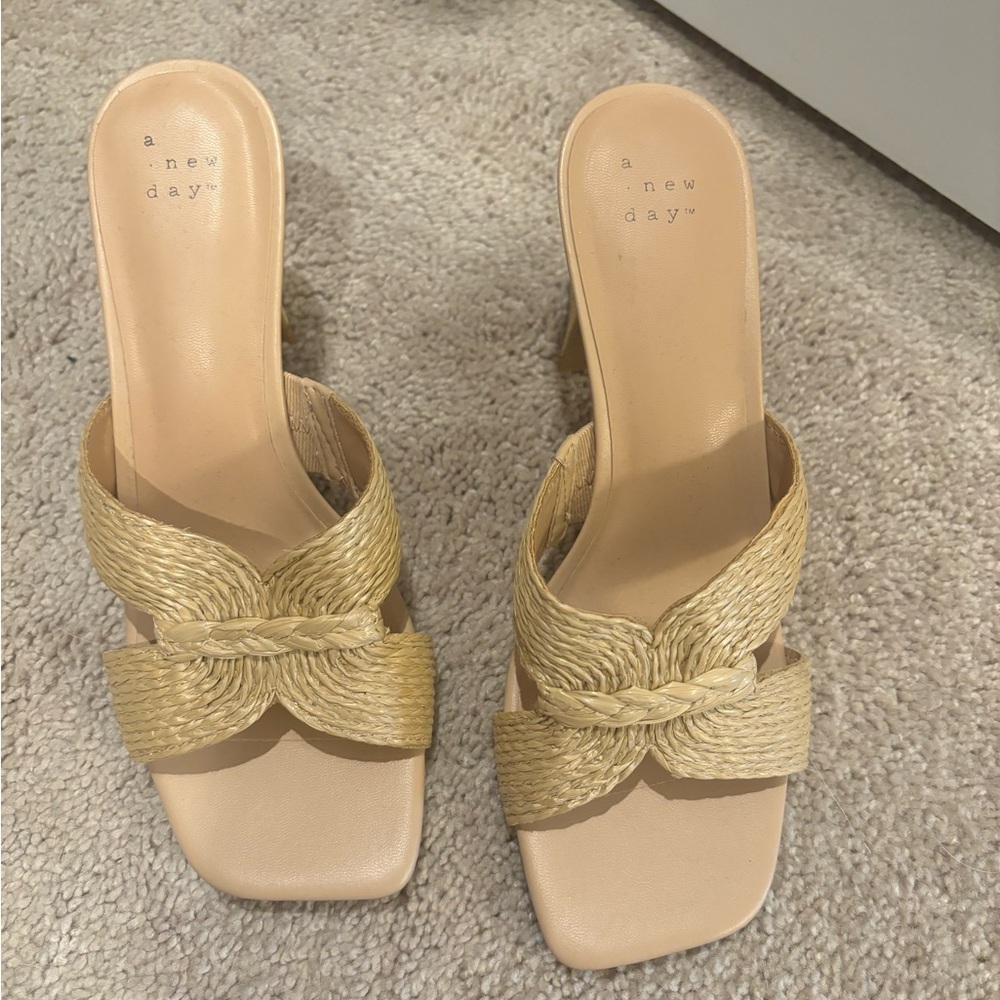 Never worn mules